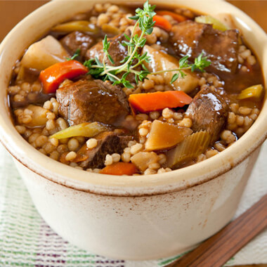 Nutrition Newsletter Beef and Barley Stew January 2023