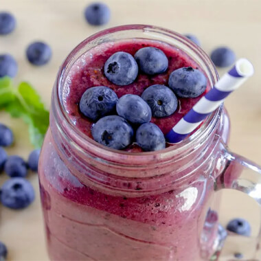 Nutrition Newsletter Blueberry Banana Smoothie January 2024