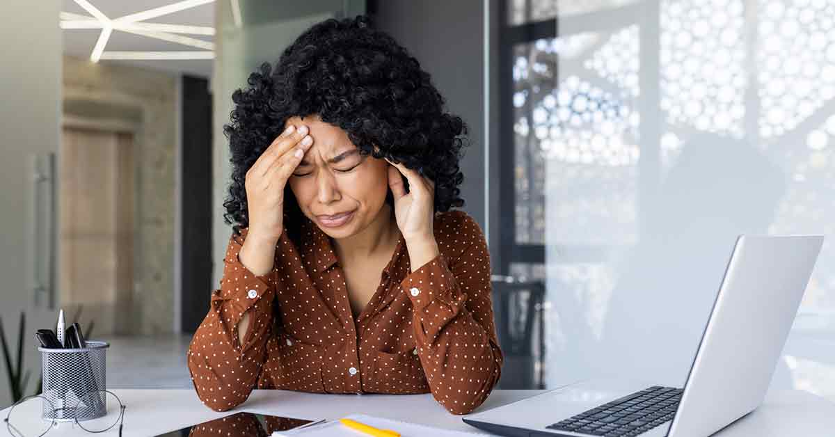 Woman with Headache