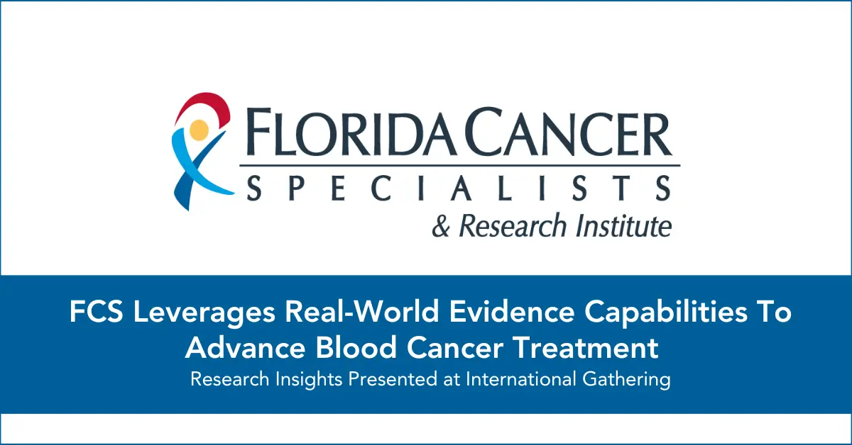 Press Release Infographic - FCS leverages real-world evidence capabilities to advance blood cancer treatment 2024