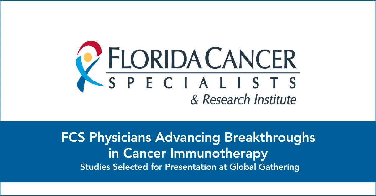 Press Release - FCS Physicians Advancing breakthroughs in cancer immunotherapy