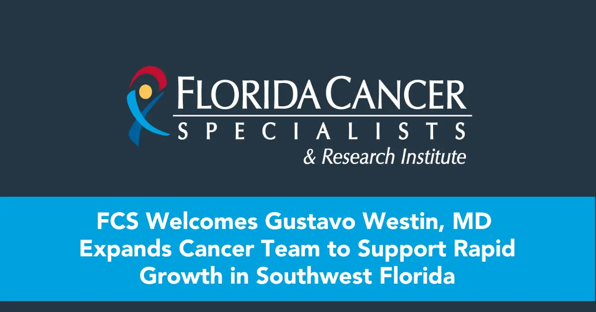 Press Release infographic - FCS Welcome Gustavo Westin MD