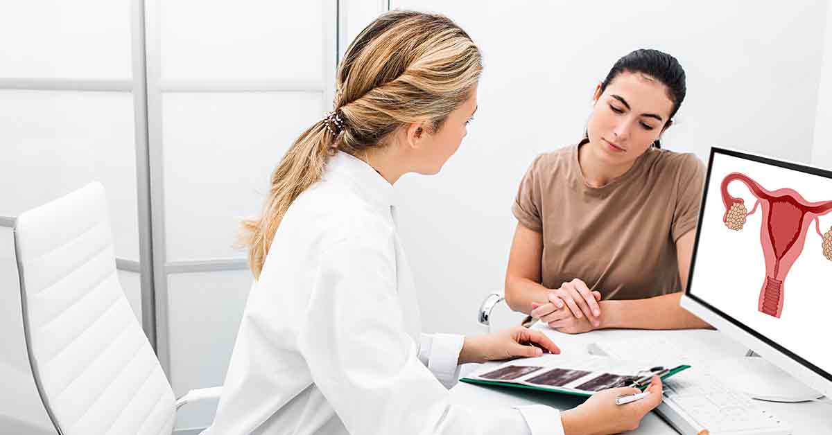 Woman talking to GYN Oncologist